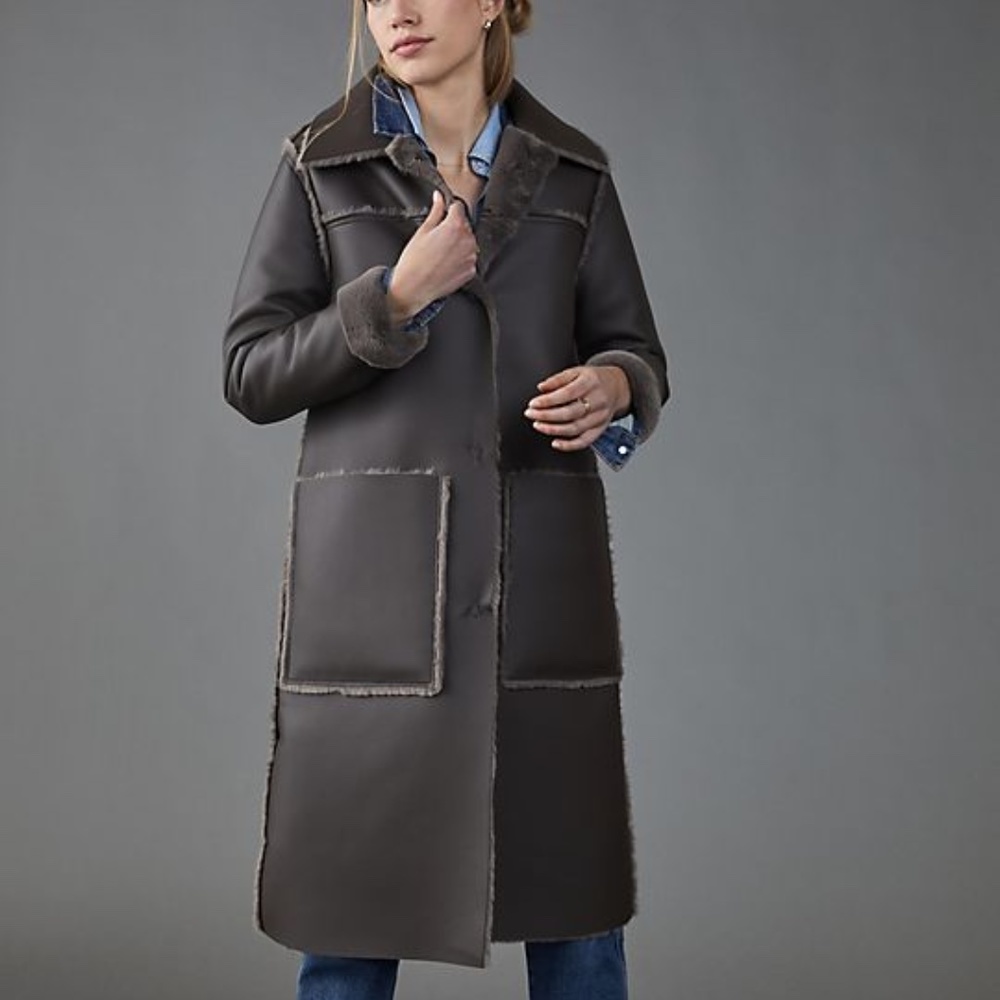 Kerry Reversible Faux Fur Coat